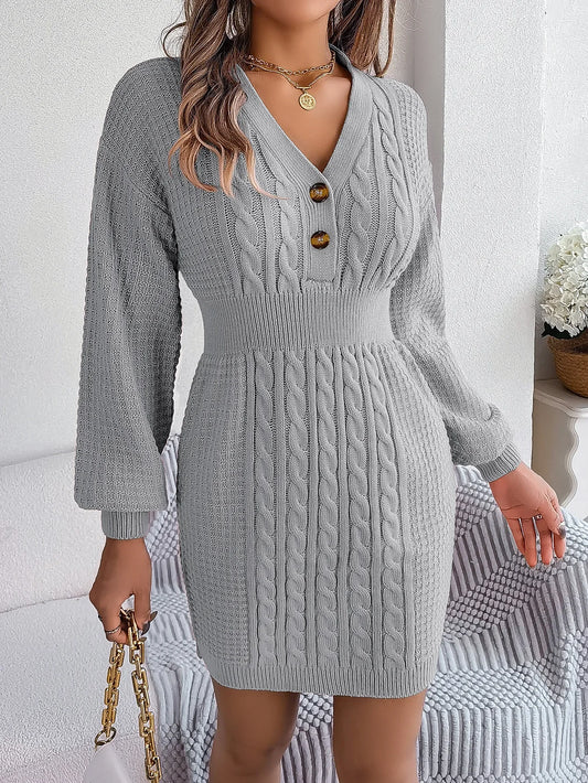 Twist Knit Dress